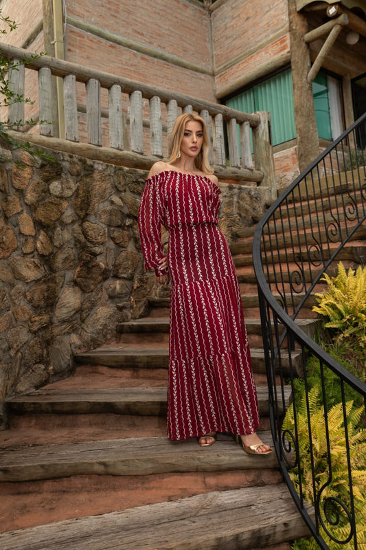 Vestido Artsy Lorena Bordo