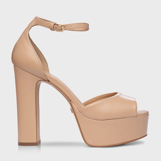 Sandalia Carrano Plataforma Essential Crema