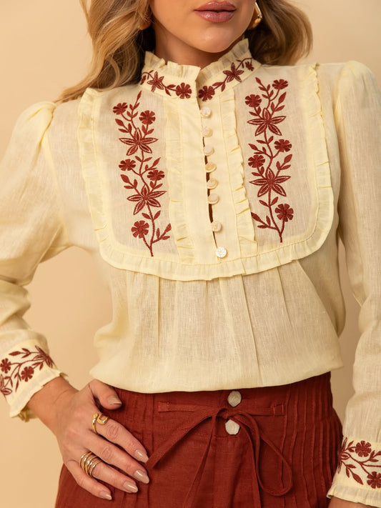 CAMISA FINNA CLARA AMARELA