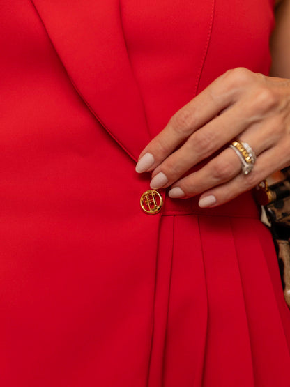CONJUNTO LUZIA FAZZOLLI ALFA. TOMARA Q CAIA VERMELHO