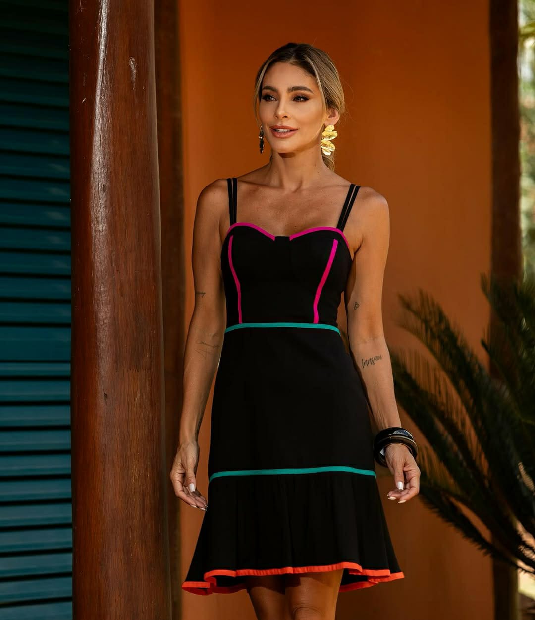 Vestido Artsy Catarina Preto