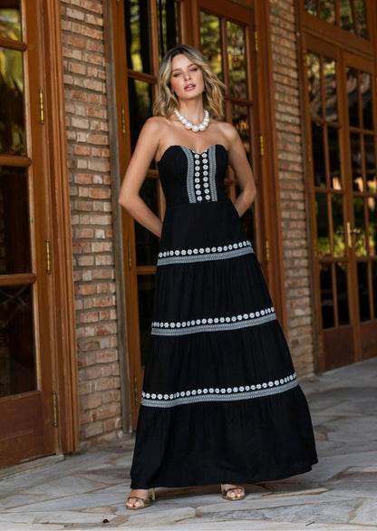 Vestido Artsy Catarine Preto