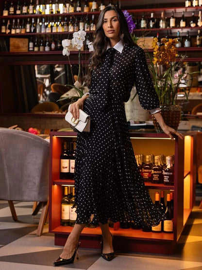 CONJUNTO LUZIA FAZZOLLI CHIFFON PLISSADO POA PRETO