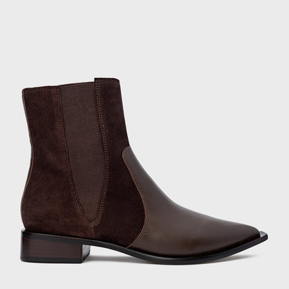 BOTA CARRANO WESTERN ELÁSTICO COURO SUEDE