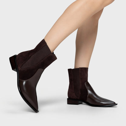 BOTA CARRANO WESTERN ELÁSTICO COURO SUEDE