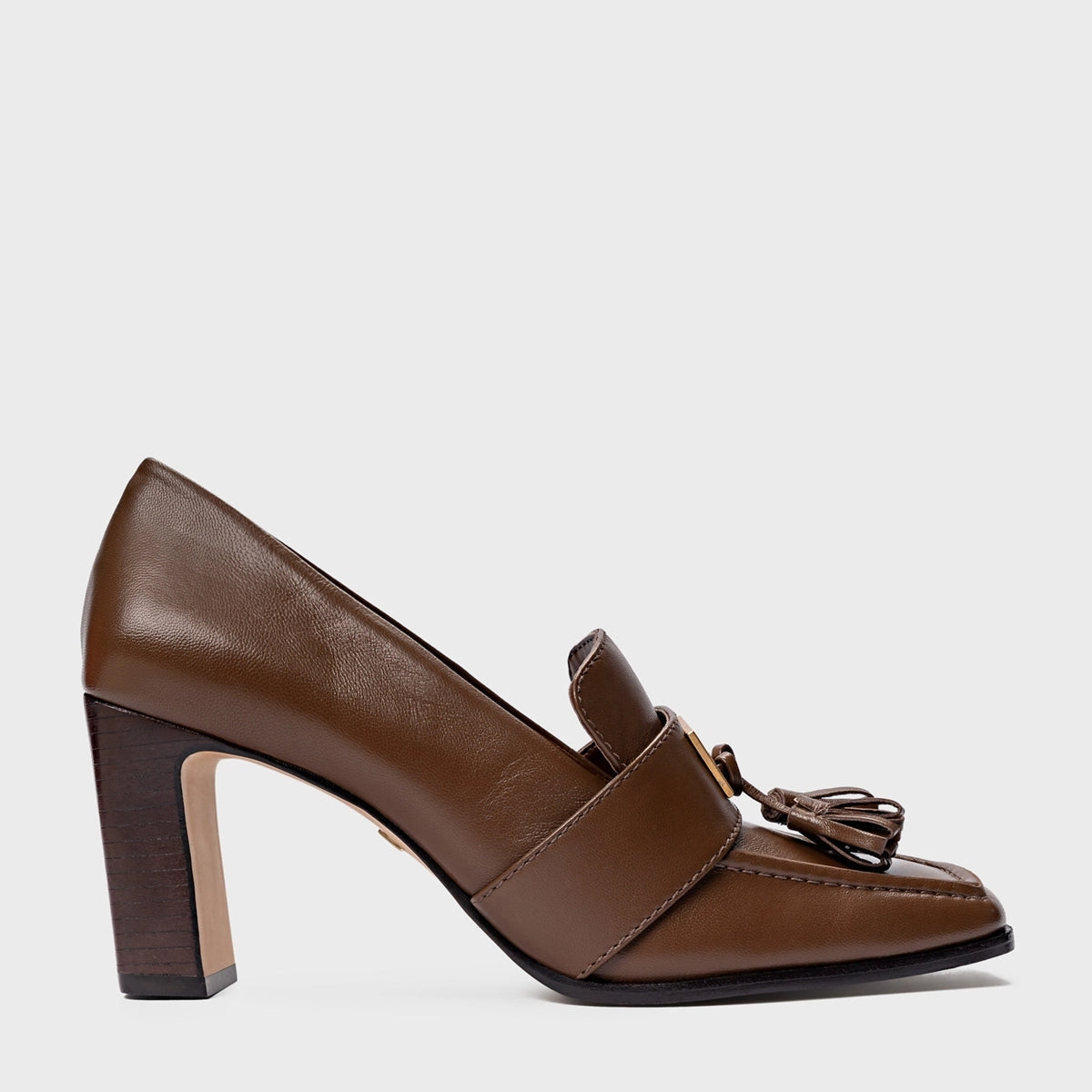 SAPATO CARRANO MOCASSIM SALTO BROWNIE