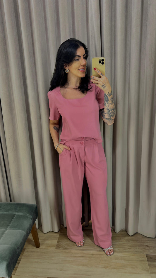 Conjunto Les Sarah Rosa Blush