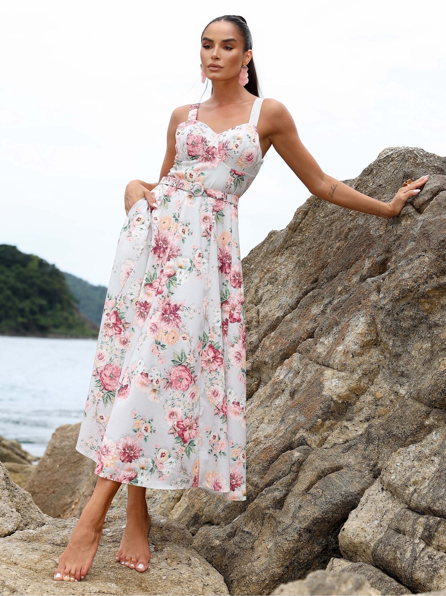 Vestido Luzia Fazzolli Carol Floral