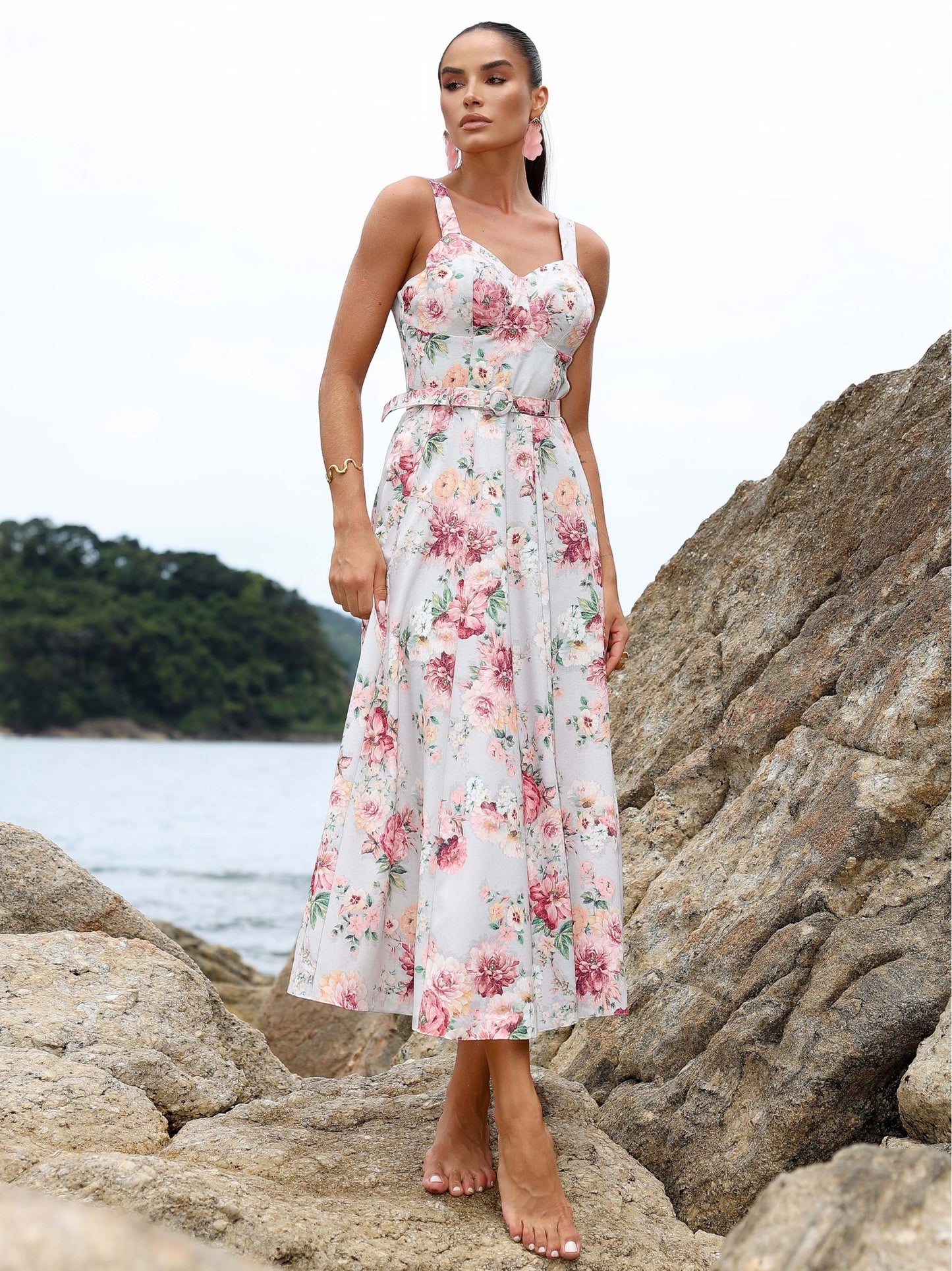 Vestido Luzia Fazzolli Carol Floral