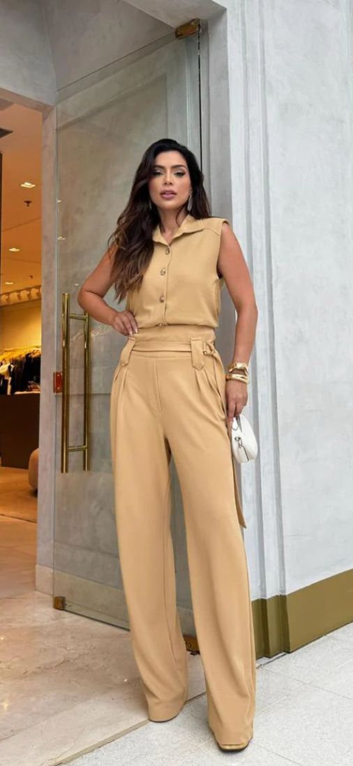 CONJUNTO LE LIS BLANC NILVA CAMISA E CALÇA