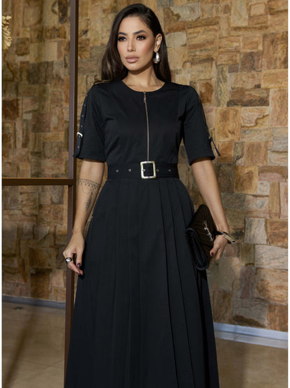 Vestido Luzia Fazzolli Sarja  Preto