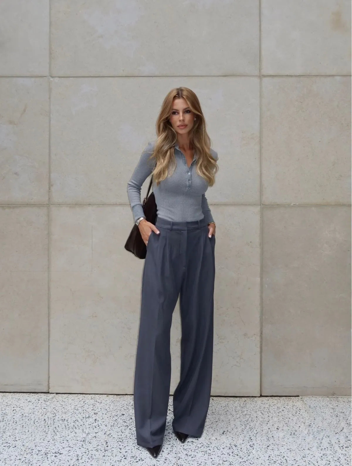 Calça Cloude Eliete Grafite