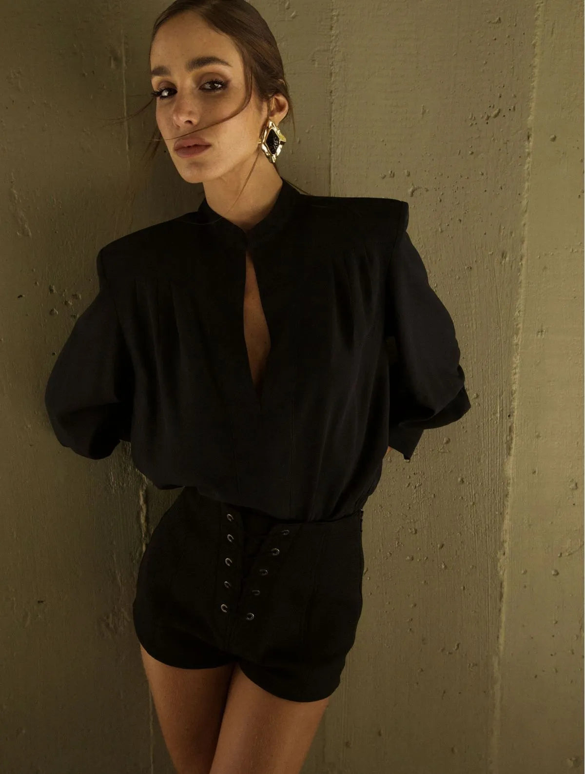 Conjunto Cloude Bianca/Manu Preto