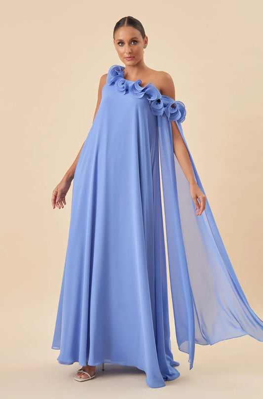 Vestido Dpsco Mariza Azul Serenity