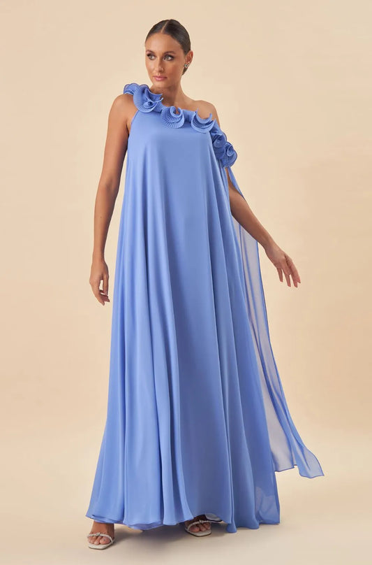 Vestido Dpsco Mariza Azul Serenity