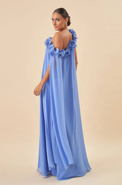 Vestido Dpsco Mariza Azul Serenity