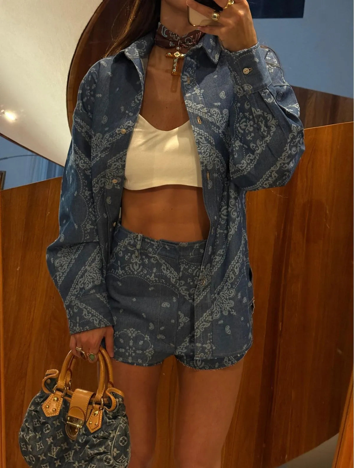 Conjunto Cloude Julie Jeans