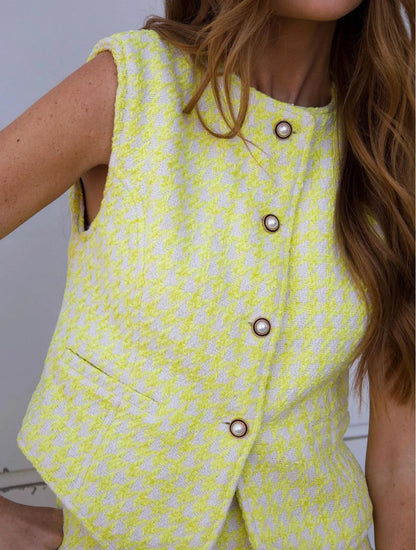 Conjunto Cloude Maite Amarelo