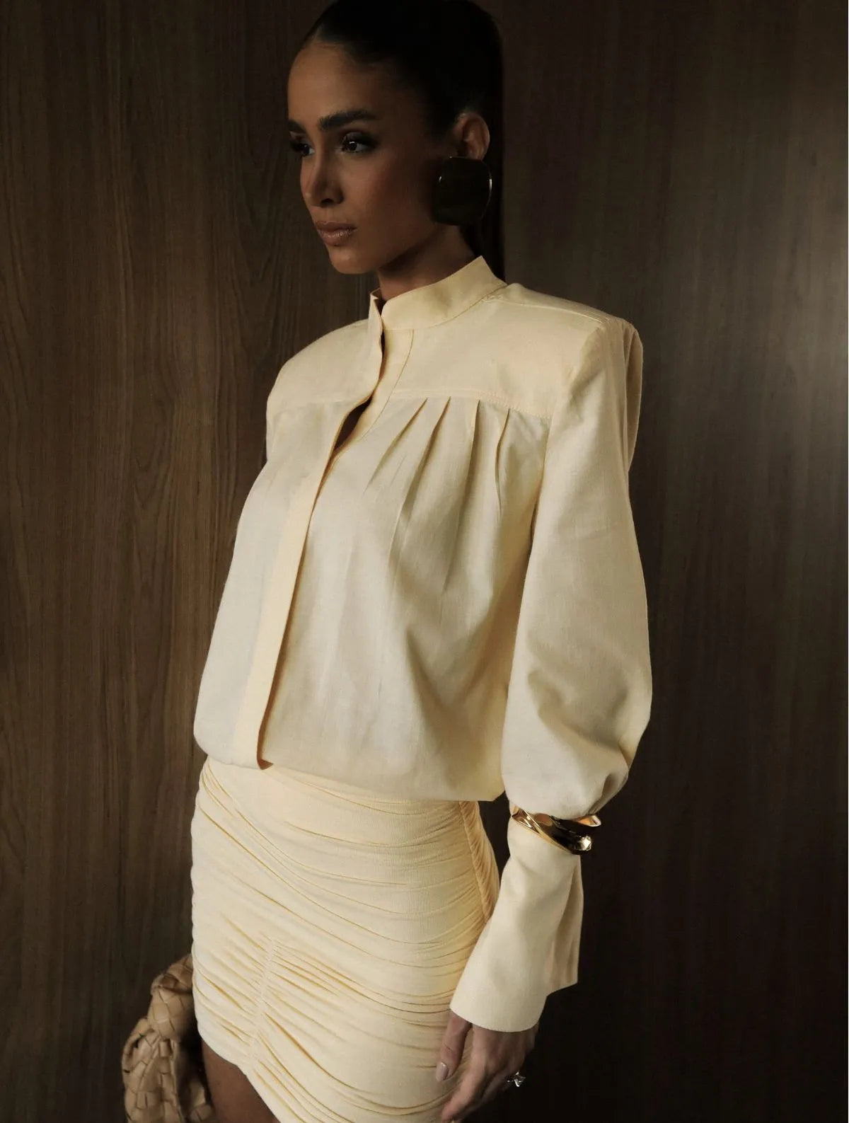Conjunto Cloude Ellen Amarelo