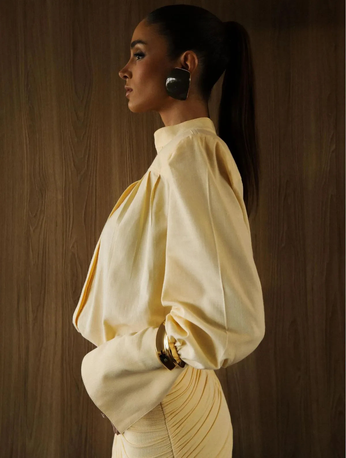 Conjunto Cloude Ellen Amarelo