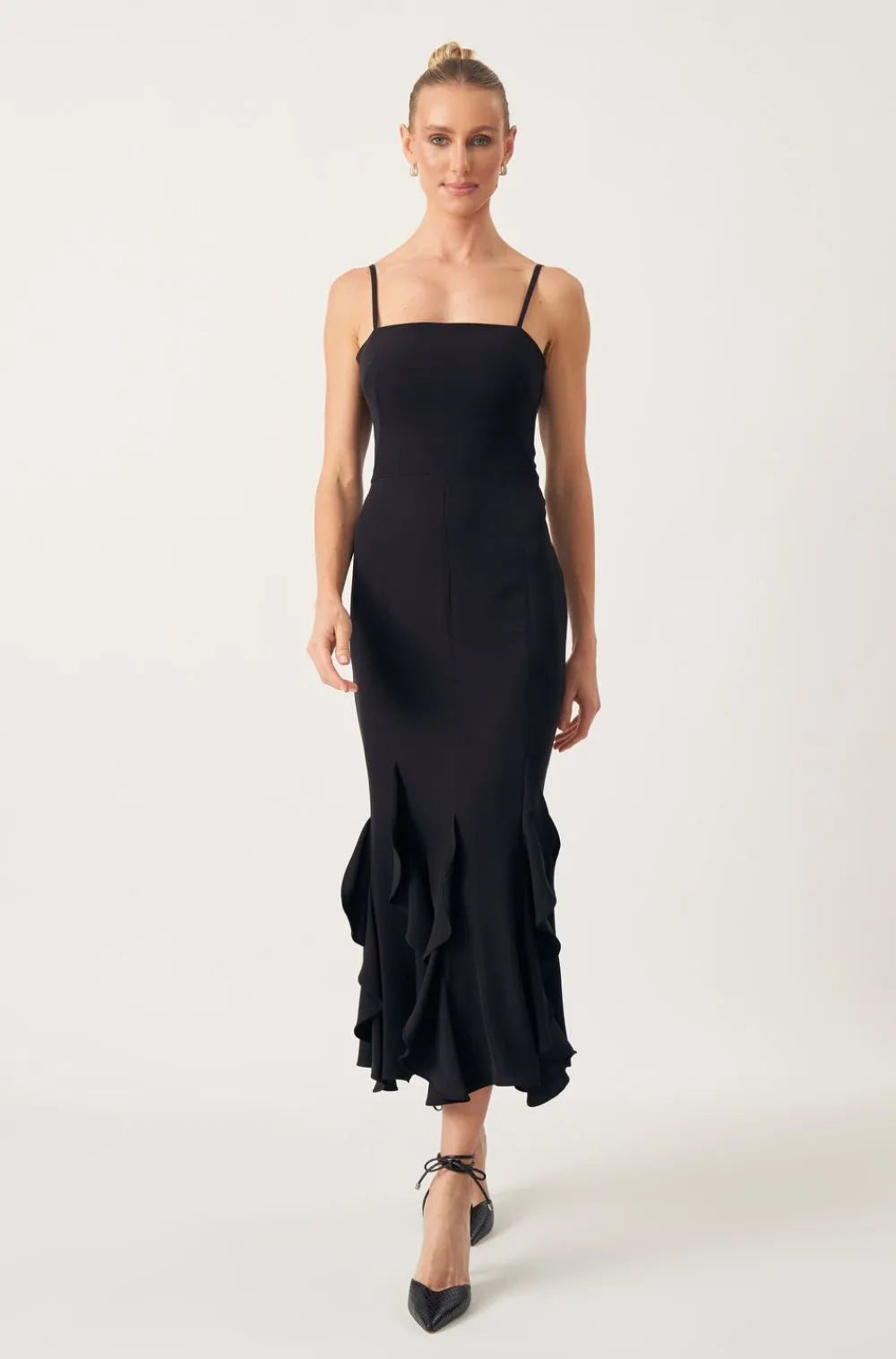 Vestido Dpsco Melissa Midi Preto