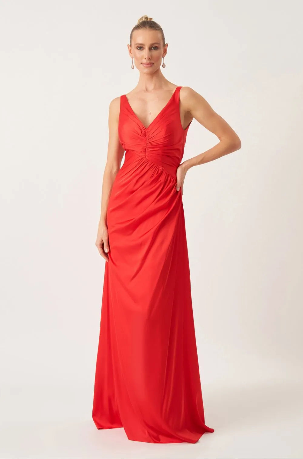 VESTIDO DPSCO LONGO SCARLET VERMELHO