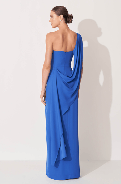 VESTIDO DPSCO LONGO MARTA AZUL BIC