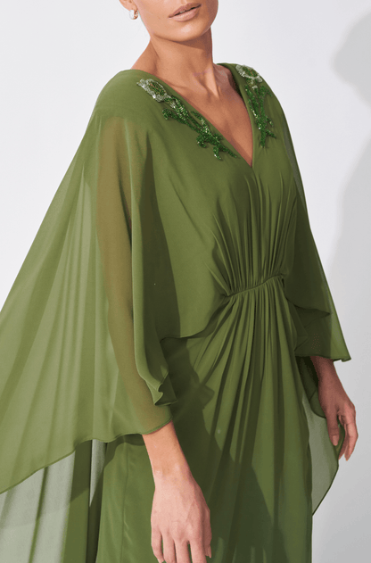 Vestido Dpsco Silvana Verde Oliva