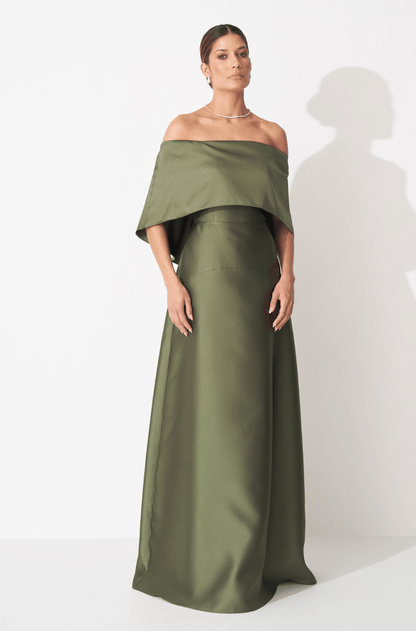 Vestido Dpsco Estrela Verde Oliva