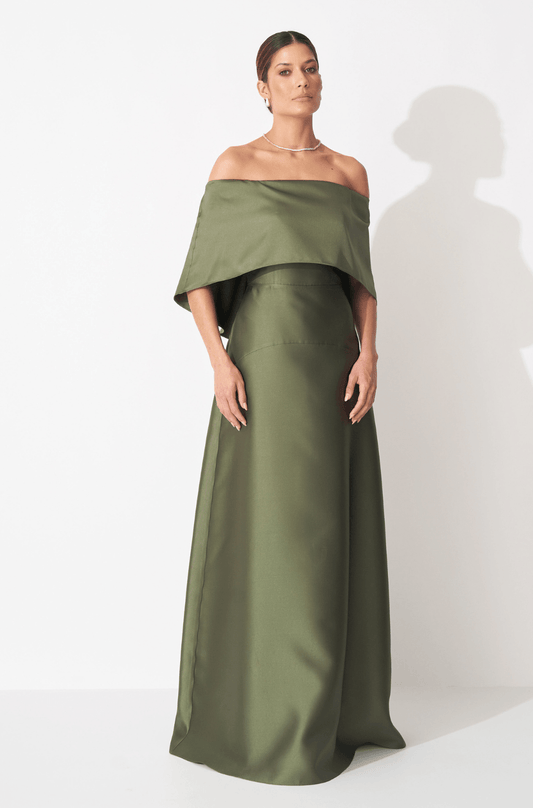 Vestido Dpsco Estrela Verde Oliva