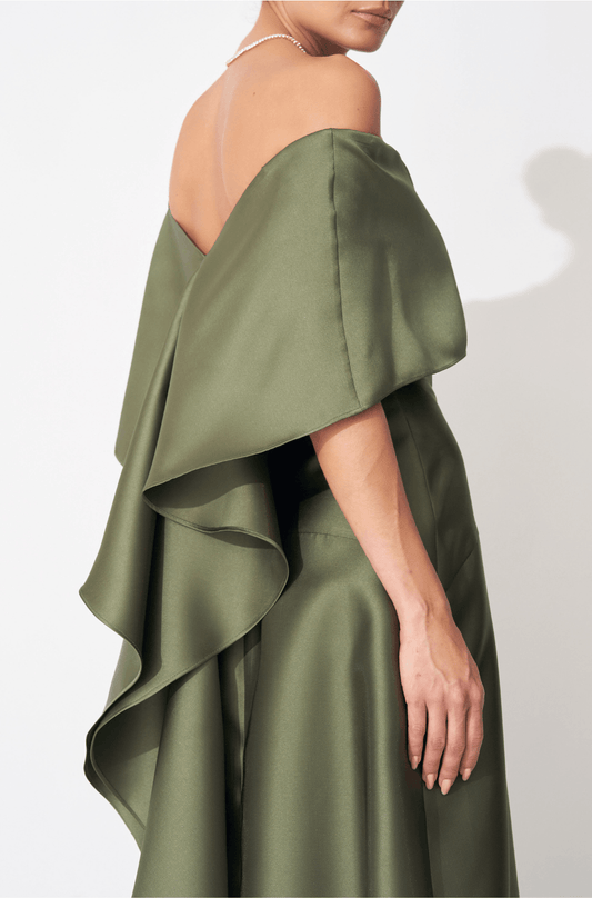 Vestido Dpsco Estrela Verde Oliva