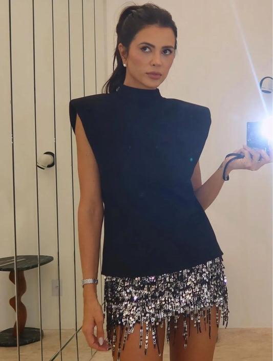 T-SHIRT CLOUDE CLEO PRETO