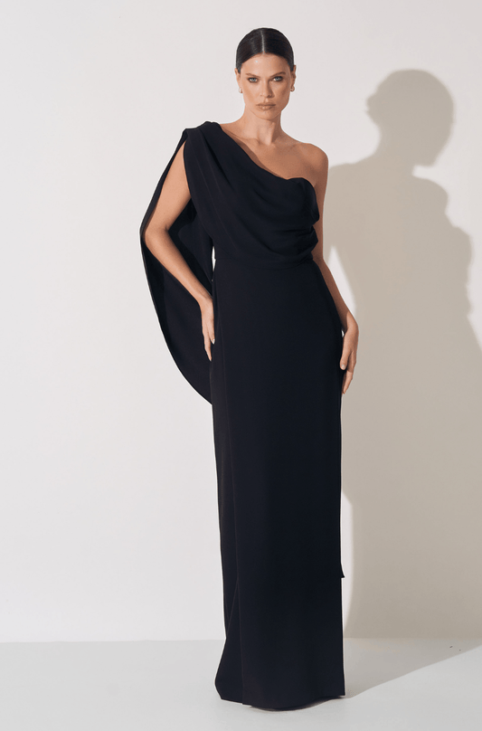 VESTIDO DPSCO LONGO MARTA PRETO
