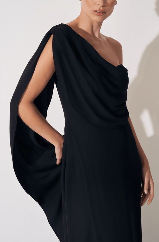 VESTIDO DPSCO LONGO MARTA PRETO