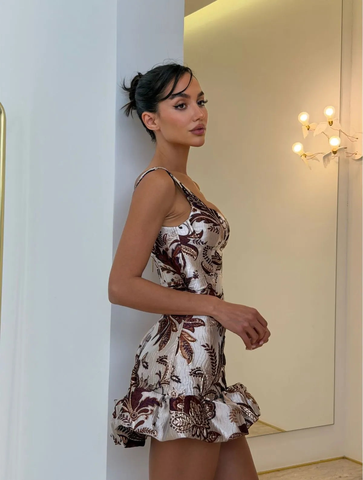 VESTIDO CLOUDE SIBELE VINHO