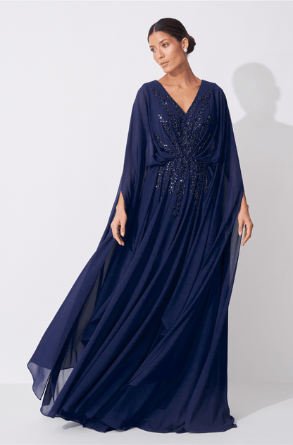 Vestido Dpsco Grace Kelly Azul Marinho