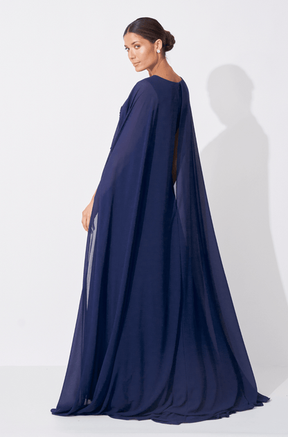 Vestido Dpsco Grace Kelly Azul Marinho