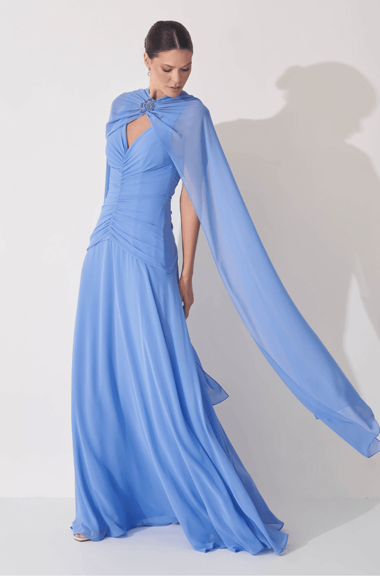 Vestido Dpsco Temiza Azul