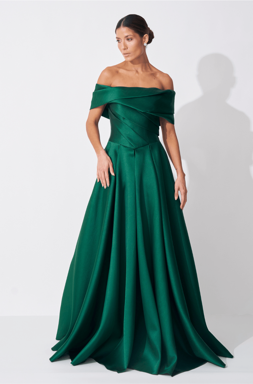 VESTIDO DPSCO LONGO BARBARA ESMERALDA