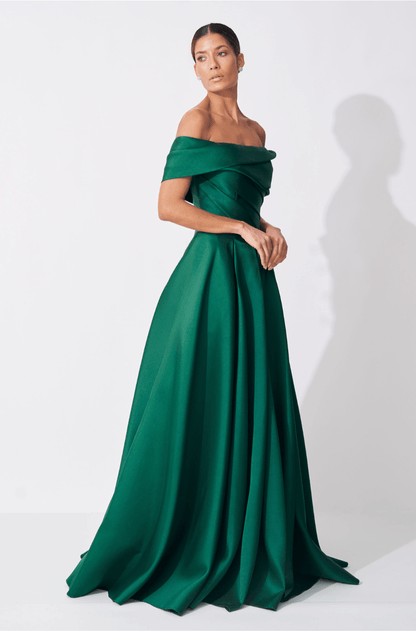 VESTIDO DPSCO LONGO BARBARA ESMERALDA