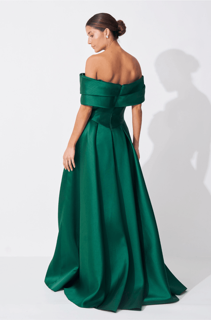 VESTIDO DPSCO LONGO BARBARA ESMERALDA