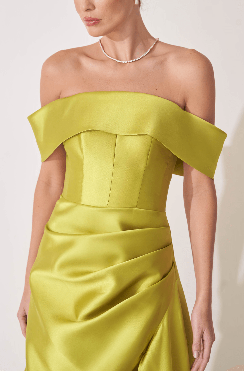 VESTIDO DPSCO LONGO GIULIA VERDE AVOCADO