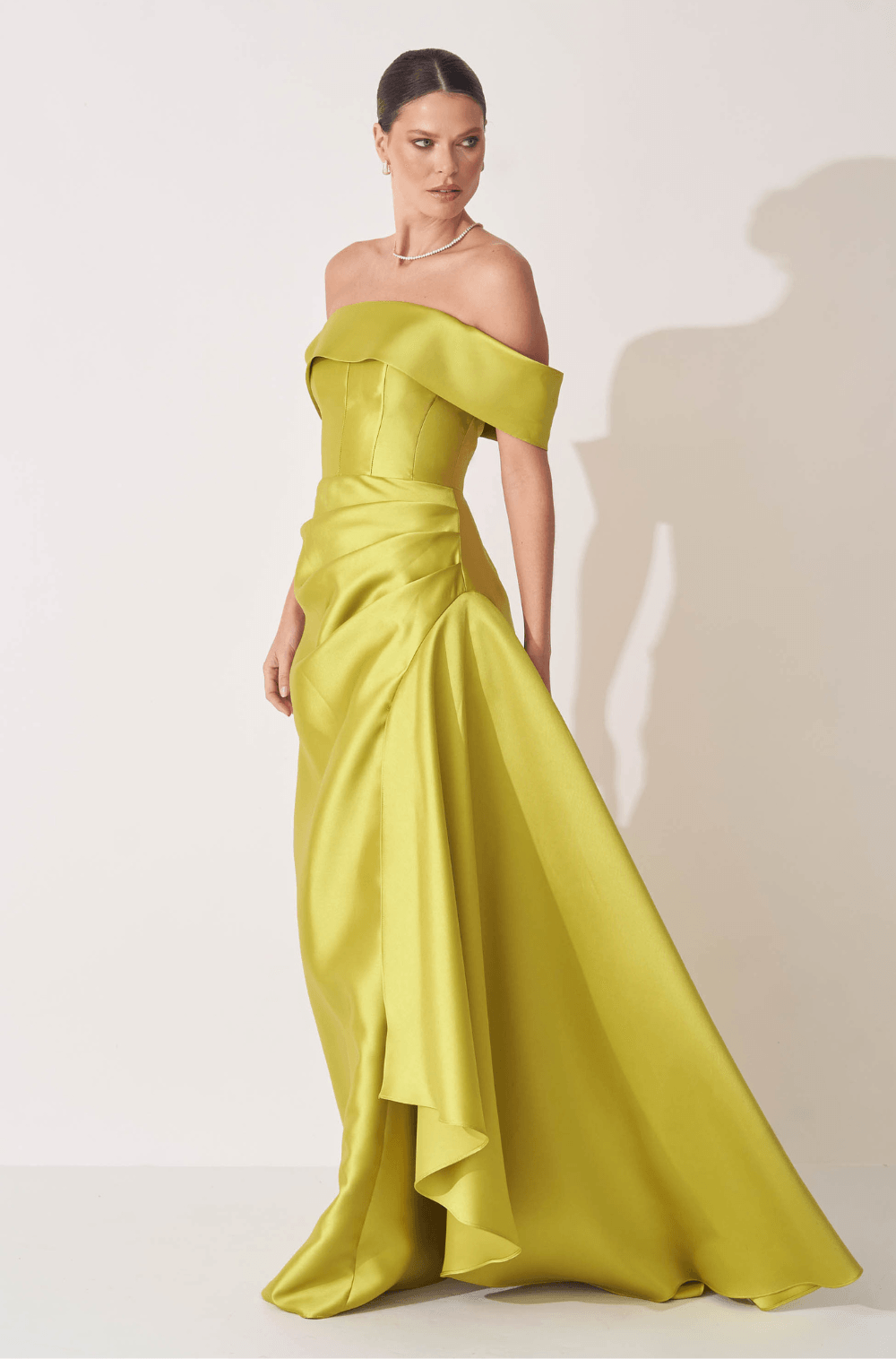 VESTIDO DPSCO LONGO GIULIA VERDE AVOCADO