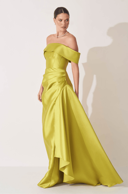 VESTIDO DPSCO LONGO GIULIA VERDE AVOCADO