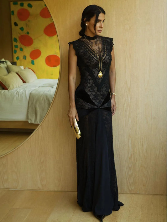 VESTIDO CLOUDE LIVIA PRETO