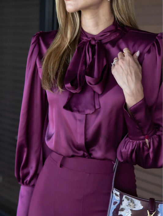 CAMISA ESTELA GRAPE VINHO