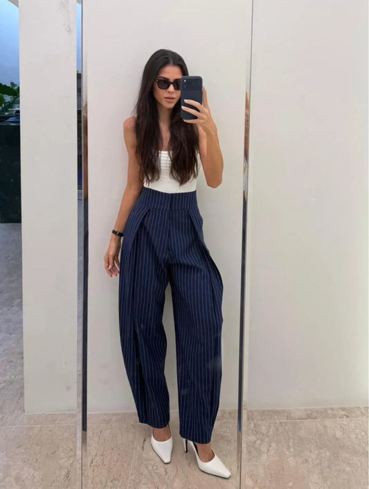 CALÇA CLOUDE ISA MARINHO
