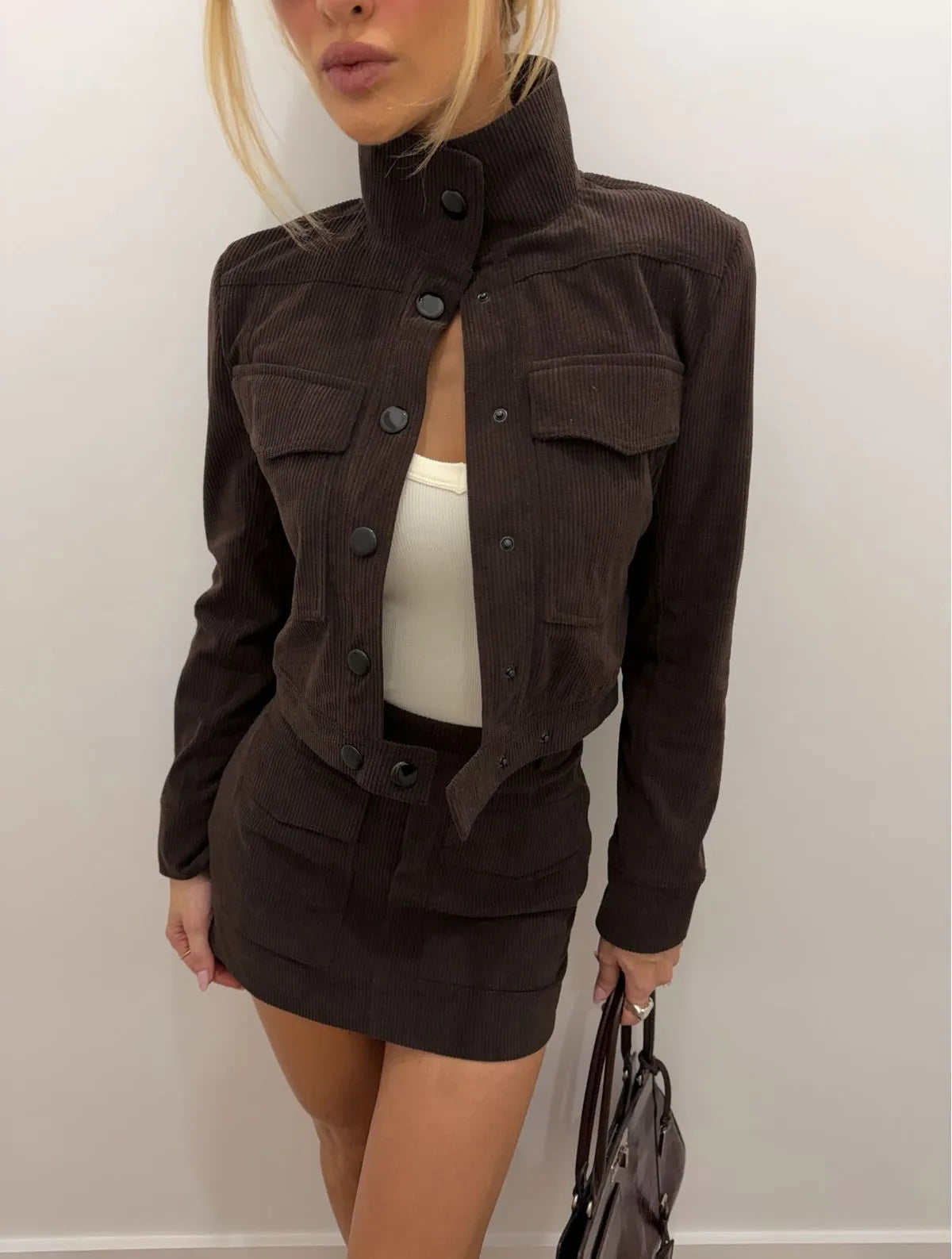 CONJUNTO CLOUDE RAFAELA MARROM
