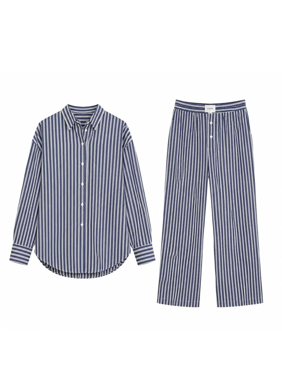CONJUNTO CLOUDE MARJORIE LISTRA AZUL