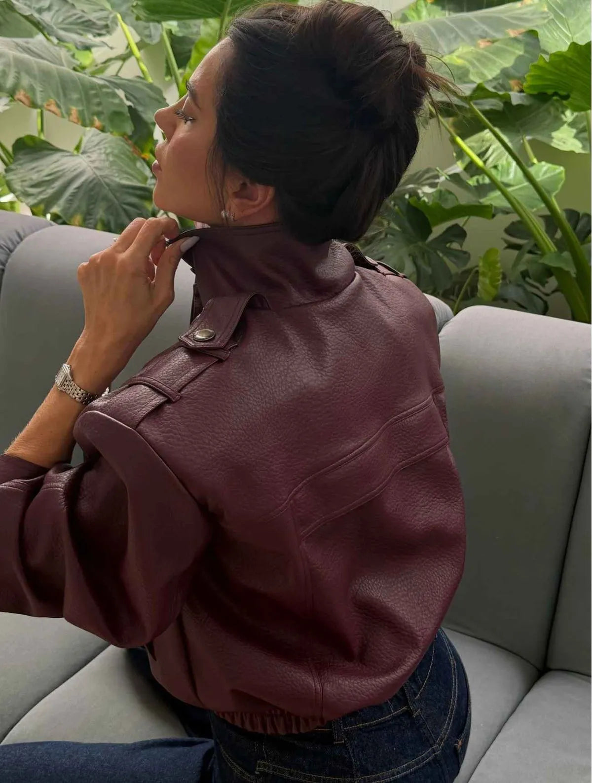JAQUETA CLOUDE LIDIA VINHO